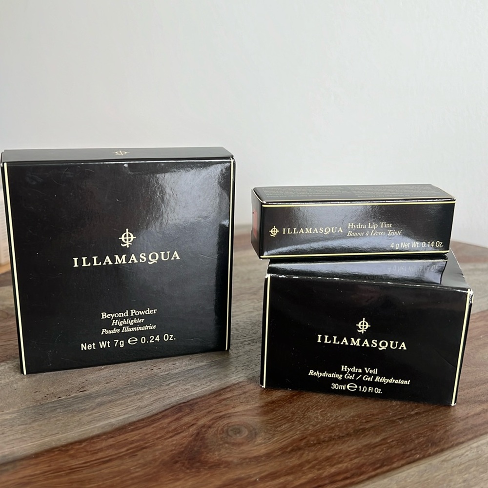 NEW Illamasqua Hydra Veil, Hydra Lip Tint & Beyond Powder